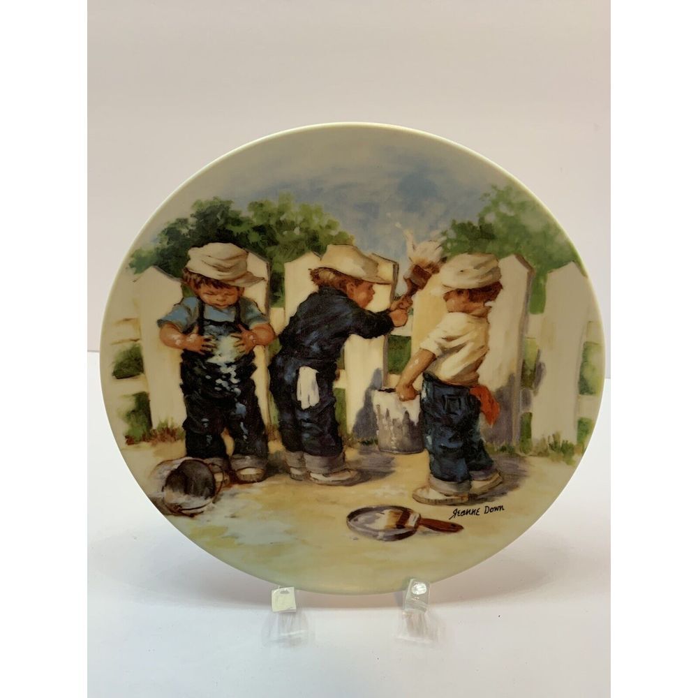 VTG Knowles 1983 "A‎ COAT OF PAINT 3rd of 4 From Friends I Remember Series w/CoA